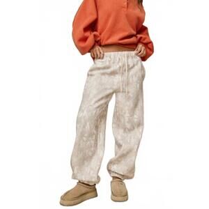 NEW PAPERMOON fleece jogger pants in light camo